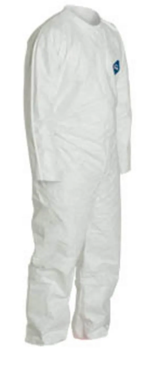 Dupont Tyvek TY120S-5XL - White Coveralls w/ Open Wrists and Ankles, 5XL - 25 Each