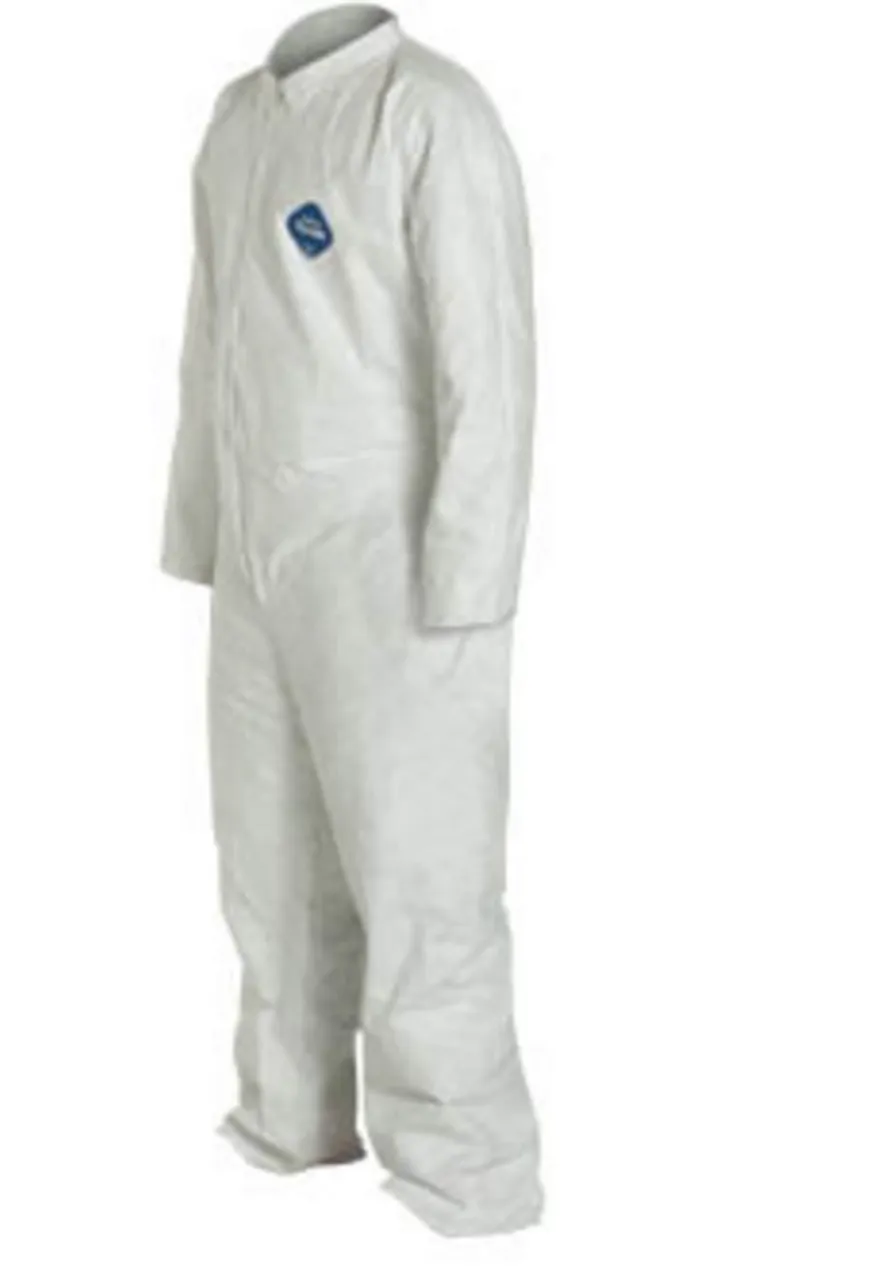 Dupont Tyvek TY120S-5XL - White Coveralls w/ Open Wrists and Ankles, 5XL - 25 Each