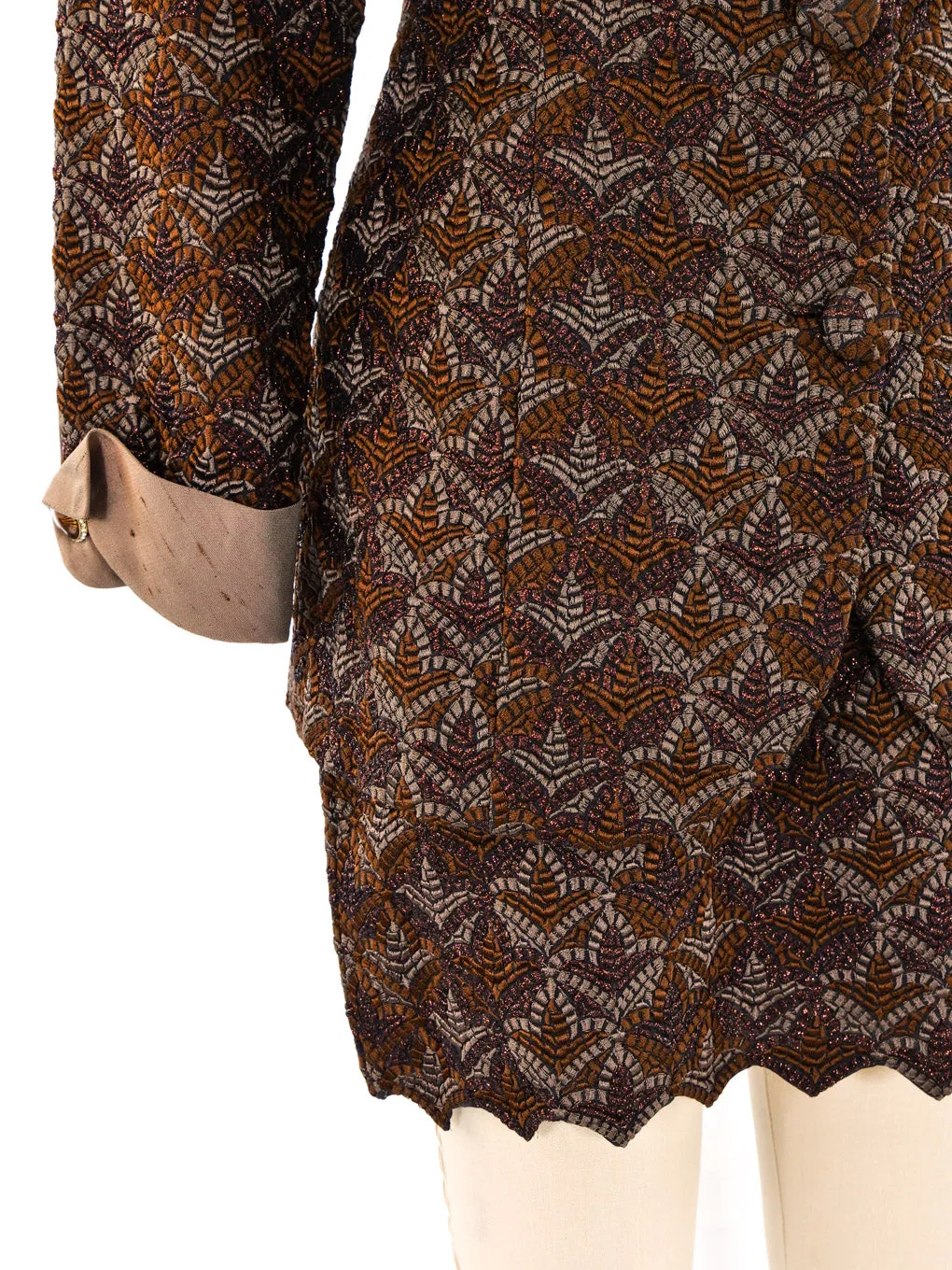 Guy Laroche Brocade Skirt Suit
