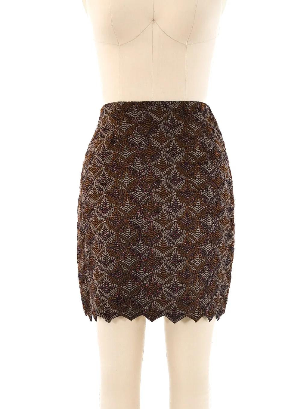 Guy Laroche Brocade Skirt Suit