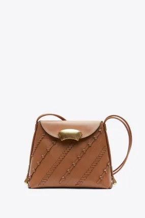 ID Petit Soft Shoulder Bag with Leather Craft