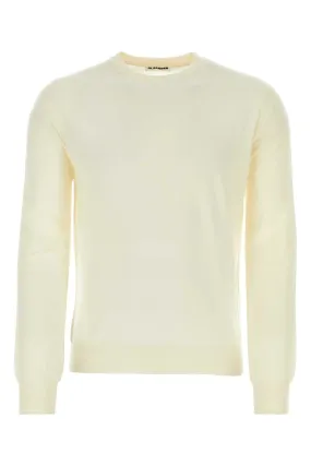 Jil Sander Ivory Wool Sweater