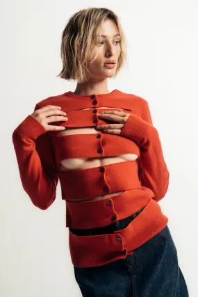MERYLL ROGGE | CUT-OUT CARDIGAN