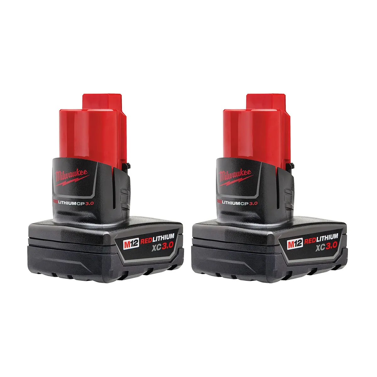 MILWAUKEE 12VLT TWIN PACK LITH-ION