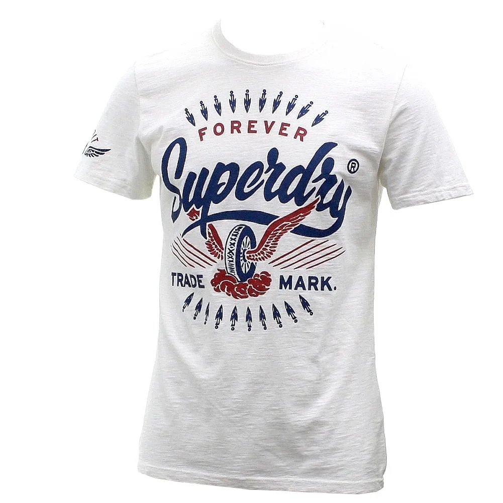 Superdry Men's Chop Shop Short Sleeve Crew Neck Cotton T-Shirt